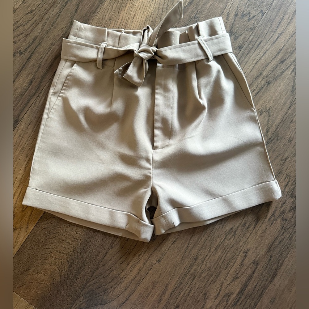 Anine Bing Kinsley Paperbag Waist Shorts - Picture 4 of 9